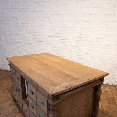 French oak draper's table, 1930