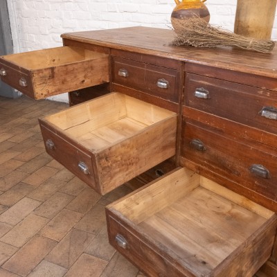 Former wooden drawers furniture 1950