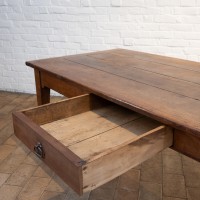 Ancienne table de ferme en bois, début 20ème