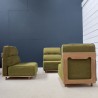 French GUILLERME et CHAMBRON lounge chairs 1950s