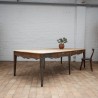 Large wooden farm table, early 20th century