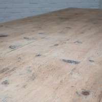 Grande table de ferme en bois, début 20ème