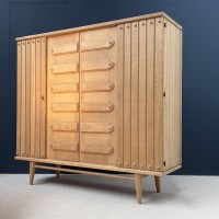 French solid oak cupboard 1950 s