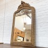 gilt mirror with pediment c.1880