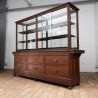 French Central wooden showcase cabinet, 1930