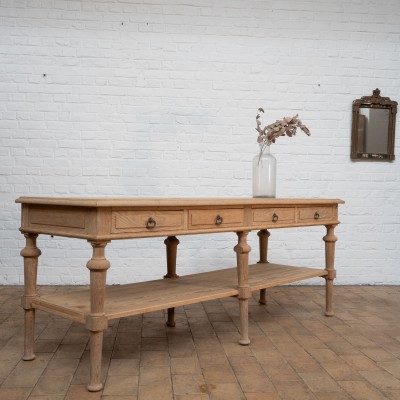 Oak console table, early 20th century
