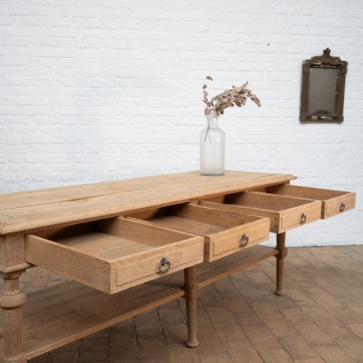 Oak console table, early 20th century