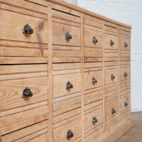 Large hardware cabinet with drawers