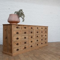 30 Drawers wooden craft cabinet, early 20th century