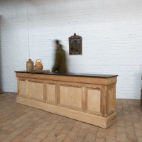Large wooden counter, 1950