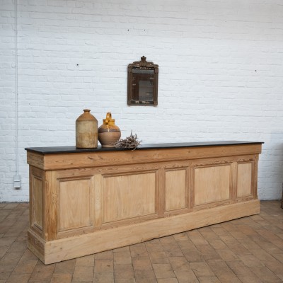 Large wooden counter, 1950