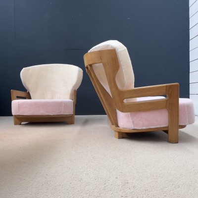 Canapé et fauteuil DENIS par GUILLERME et CHAMBRON France 1960