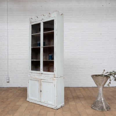 Wooden display cabinet, early 20th century