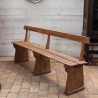 Former wooden bench