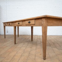 Large French communal table, 1930