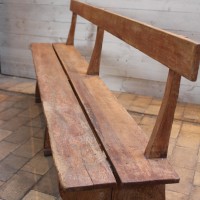 Former wooden bench
