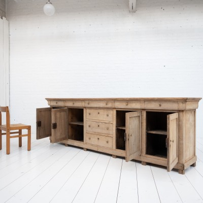 French oak sideboard from the 19th century