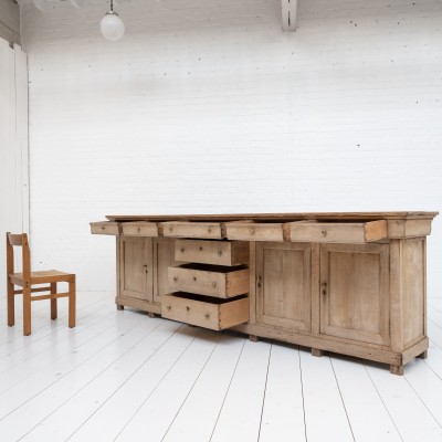 French oak sideboard from the 19th century