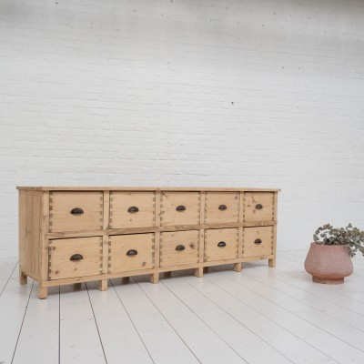 Low cabinet with drawers, 1930