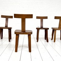 T chairs by Olavi HANNINEN style  c. 1950