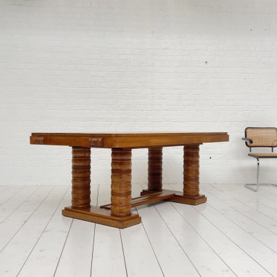 Gaston POISSON french oak table circa1940