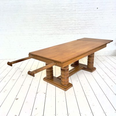 Gaston POISSON french oak table circa1940