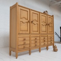 GUILLERME et CHAMBRON french oak cabinet