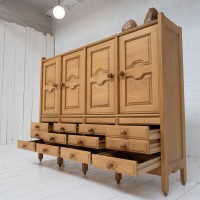 GUILLERME et CHAMBRON french oak cabinet