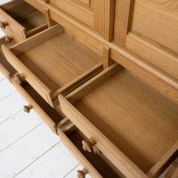 GUILLERME et CHAMBRON french oak cabinet