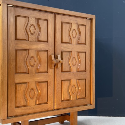 GUILLERME et CHAMBRON french cabinet France circa1960