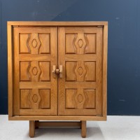 GUILLERME et CHAMBRON french cabinet France circa1960