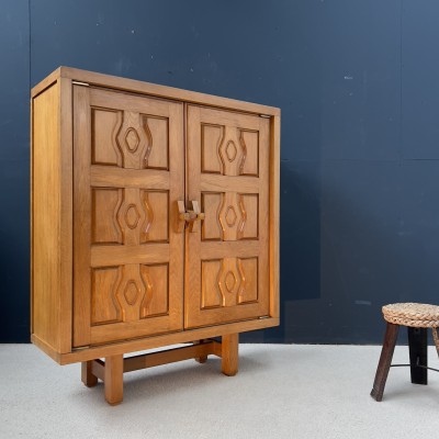 GUILLERME et CHAMBRON french cabinet France circa1960