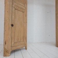 Pair of Wooden Corner Cabinets, Late 19th Century