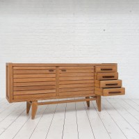 French midcentury oak sideboard