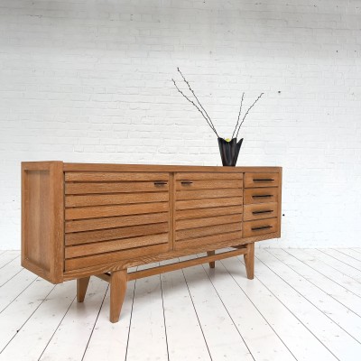 French midcentury oak sideboard