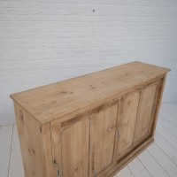 Wooden cabinet with sliding doors, 1950