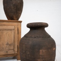 Pair of terracotta jars, late 19th century