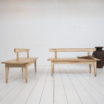 1-2 double-sided benches, early 20th century