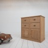 Early 20th century oak workshop cabinet