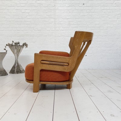 GUILLERME et CHAMBRON armchairs circa 1970 proposed by ECLECTIQUE ANTIQUE dealer