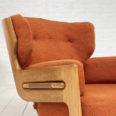 GUILLERME et CHAMBRON  armchairs model  DENIS  circa 1970 proposed by ECLECTIQUE ANTIQUE dealer