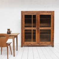 Armoire primitive en bois 1900