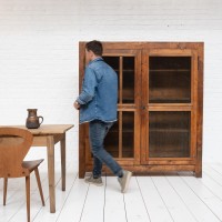 Primitive wooden cabinet 1900