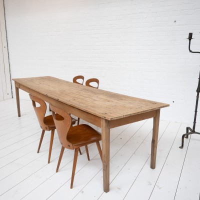 Grande table de ferme en bois, 1930