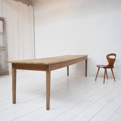 Grande table de ferme en bois, 1930