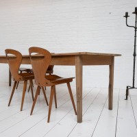 Large french wooden table, 1930