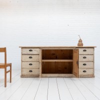 Wooden sideboard 19th century