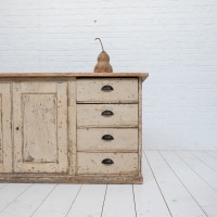 Wooden sideboard 19th century