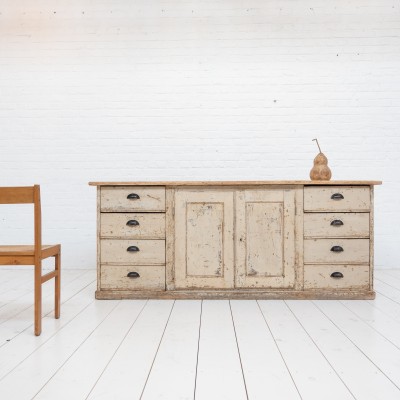 Wooden sideboard 19th century