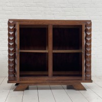 French midcentury brutalist cabinet